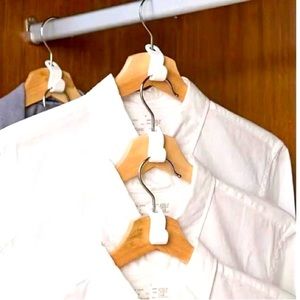 (3 pack) Clothes hanger hook for stacking outfits